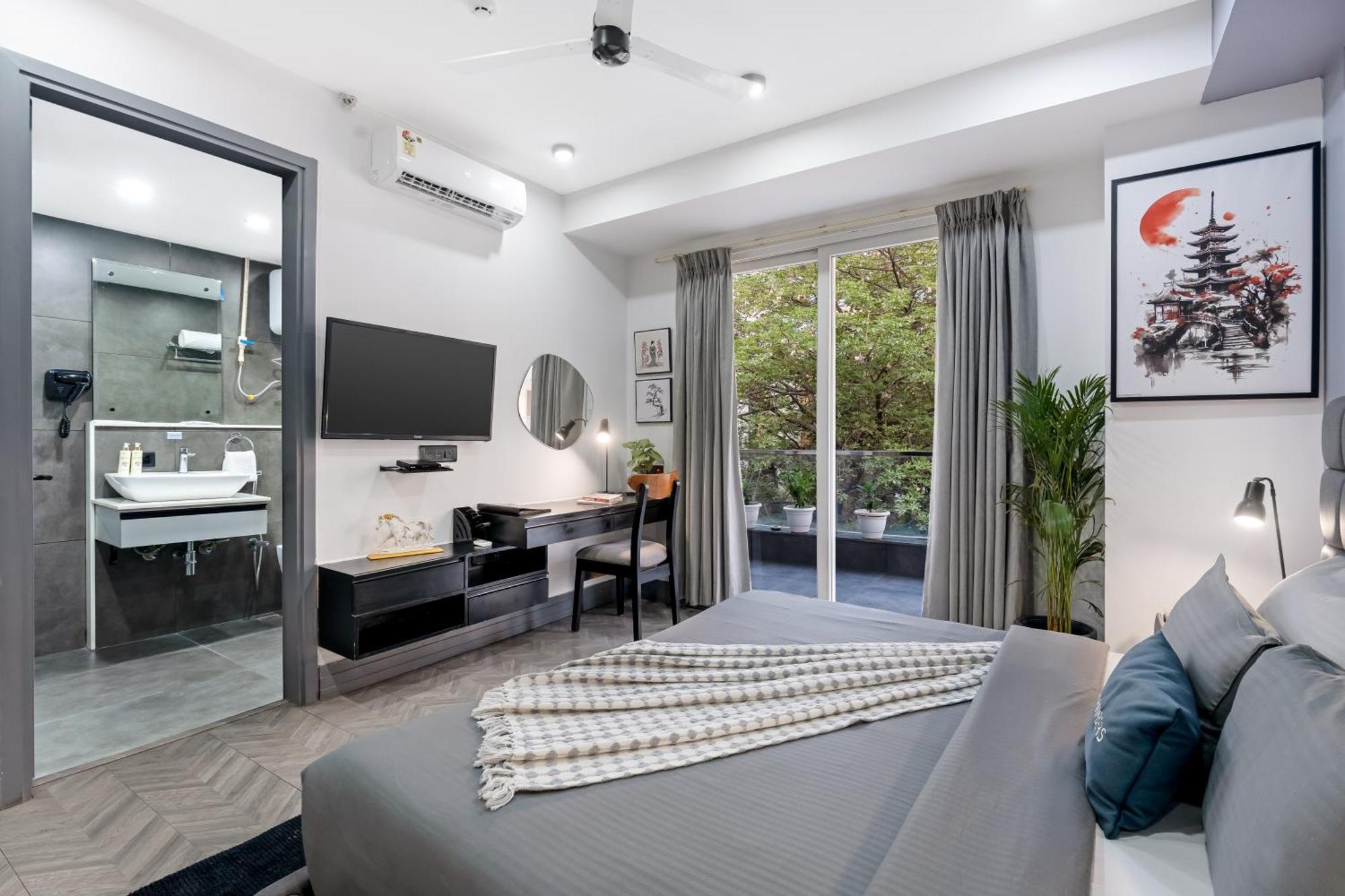 Bedchambers Serviced Apartments, Mg Road Γκουργκάον Εξωτερικό φωτογραφία