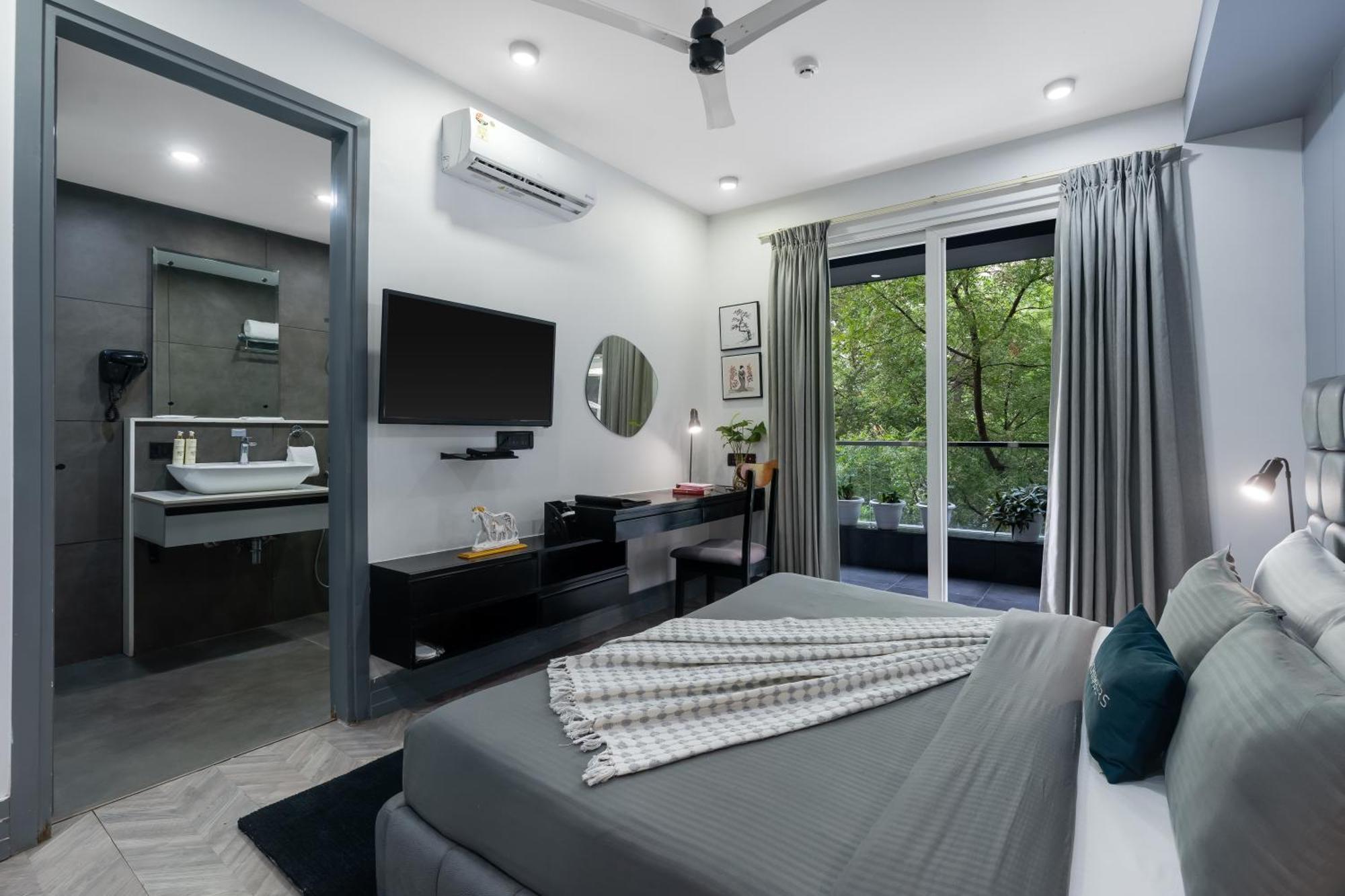 Bedchambers Serviced Apartments, Mg Road Γκουργκάον Εξωτερικό φωτογραφία