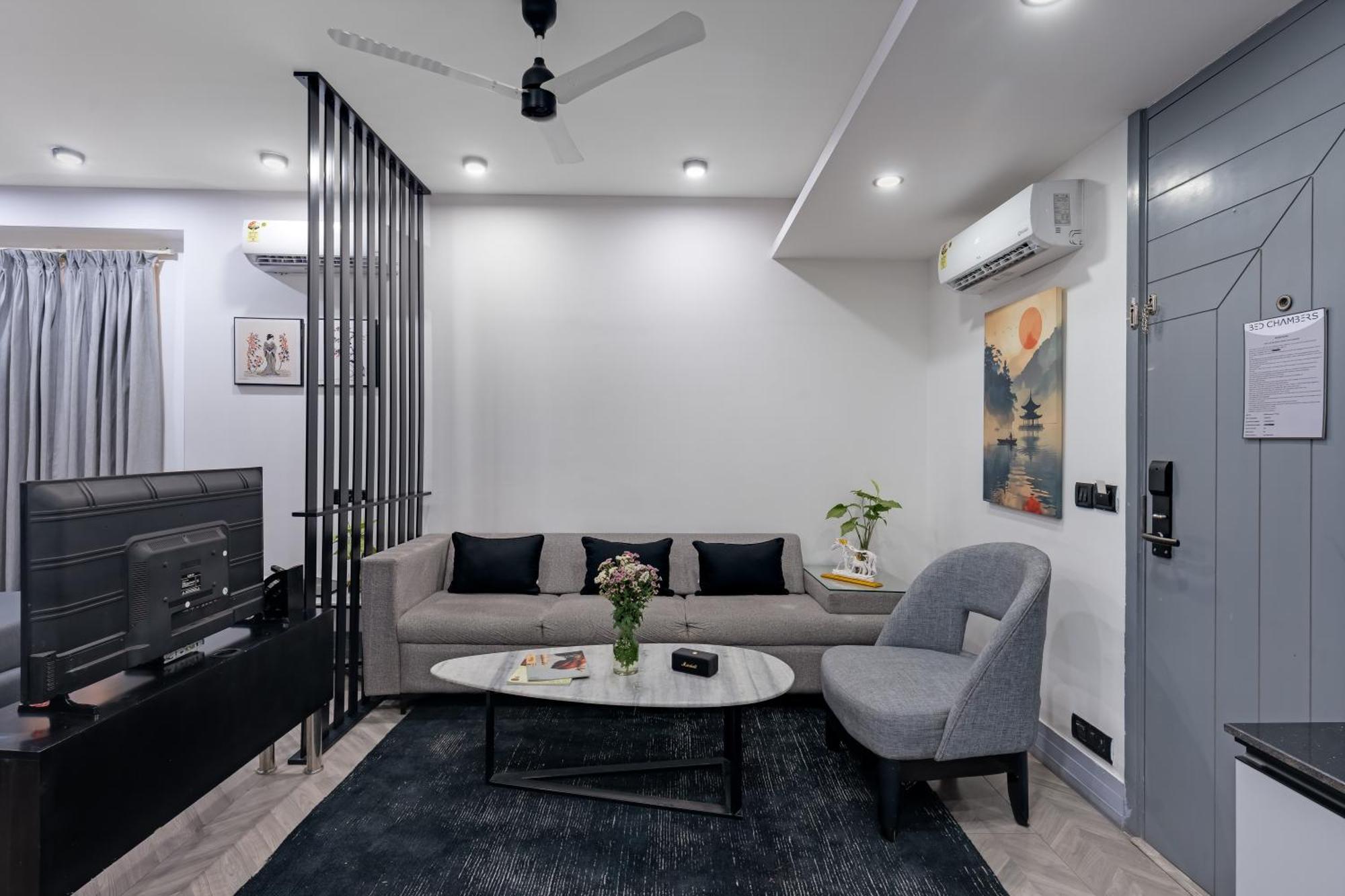 Bedchambers Serviced Apartments, Mg Road Γκουργκάον Εξωτερικό φωτογραφία